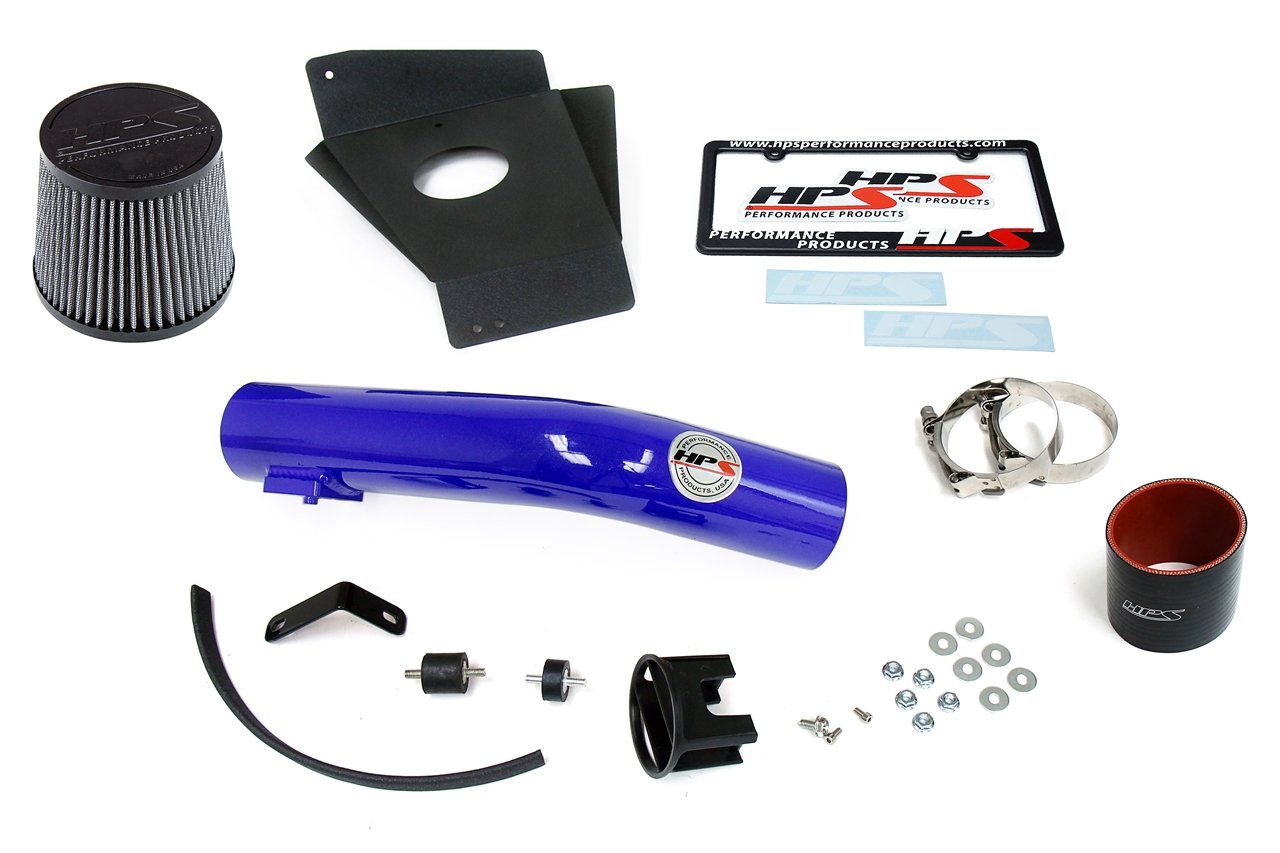 HPS Performance Cold Air Intake Kit 2015-2017 Subaru WRX STI 2.5L Turbo, Blue