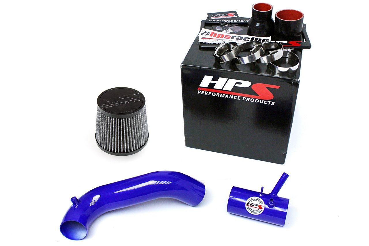 HPS Performance Cold Air Intake Kit 2013-2014 Dodge Dart 1.4L Turbo, Blue