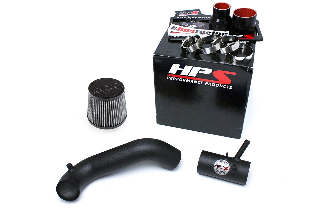 HPS Performance Cold Air Intake Kit 2013-2014 Dodge Dart 1.4L Turbo, Black