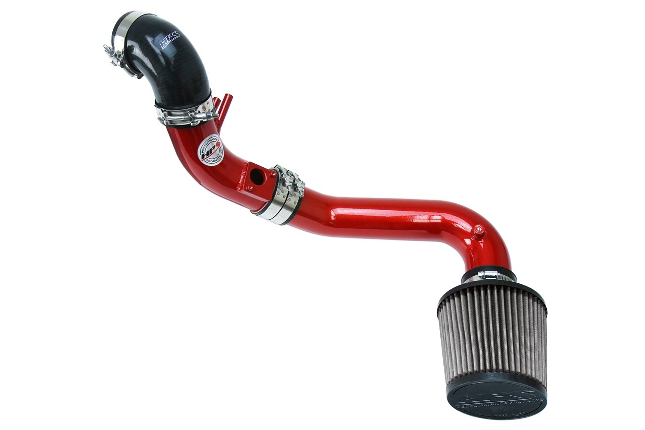 HPS Performance Cold Air Intake Kit 2006-2011 Honda Civic Si 2.0L, Red