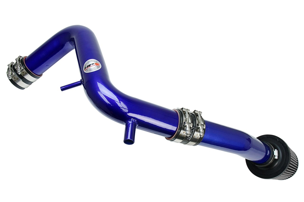 HPS Performance Cold Air Intake Kit 2013-2017 Hyundai Veloster 1.6L Turbo, Converts to Shortram, Blue