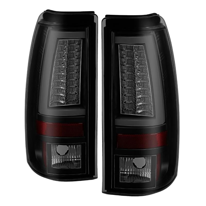 Spyder 03-06  Chevy Silverado (Does Not Fit Stepside) Version 2 LED Tail Lights - Black Smoke 5083272 Main Image