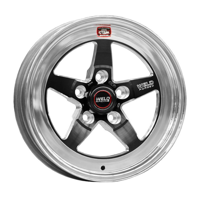 Weld S71 15x10.33 / 5x4.75 BP / 6.5in. BS Black Wheel (Medium Pad) - Non-Beadlock 71MB-510B65A Main Image