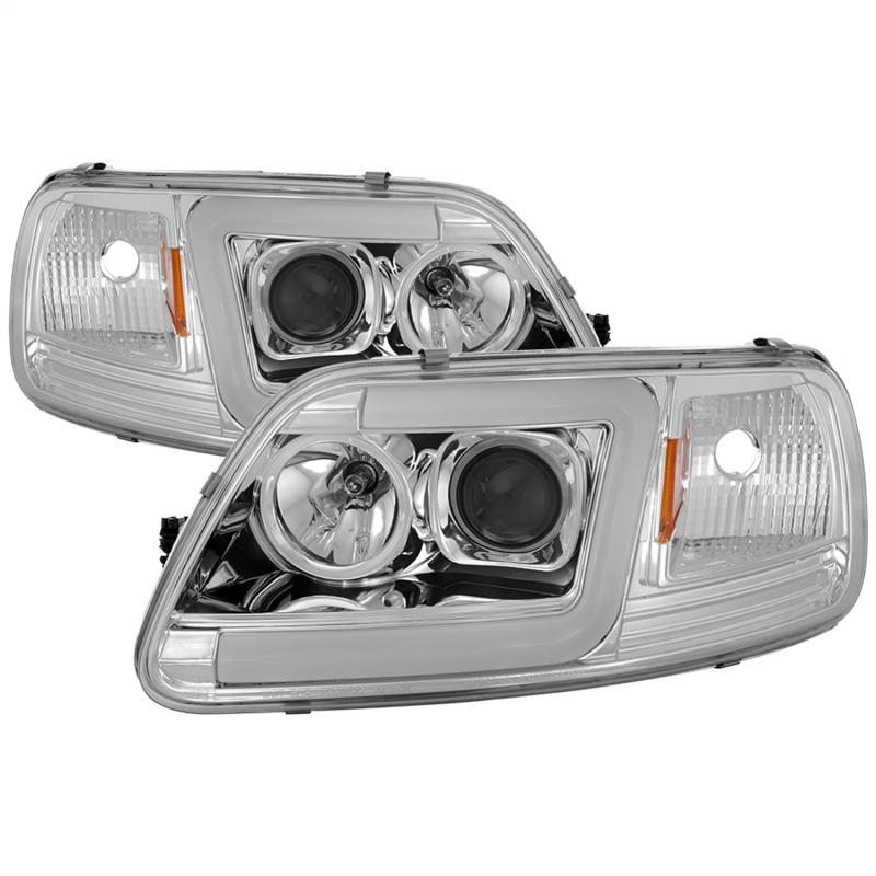 Spyder 97-03 Ford F-150 (After 6/1997) V2 Proj Headlights DRL LED - Chrm (PRO-YD-FF15097V2-LB-C) 5084644 Main Image