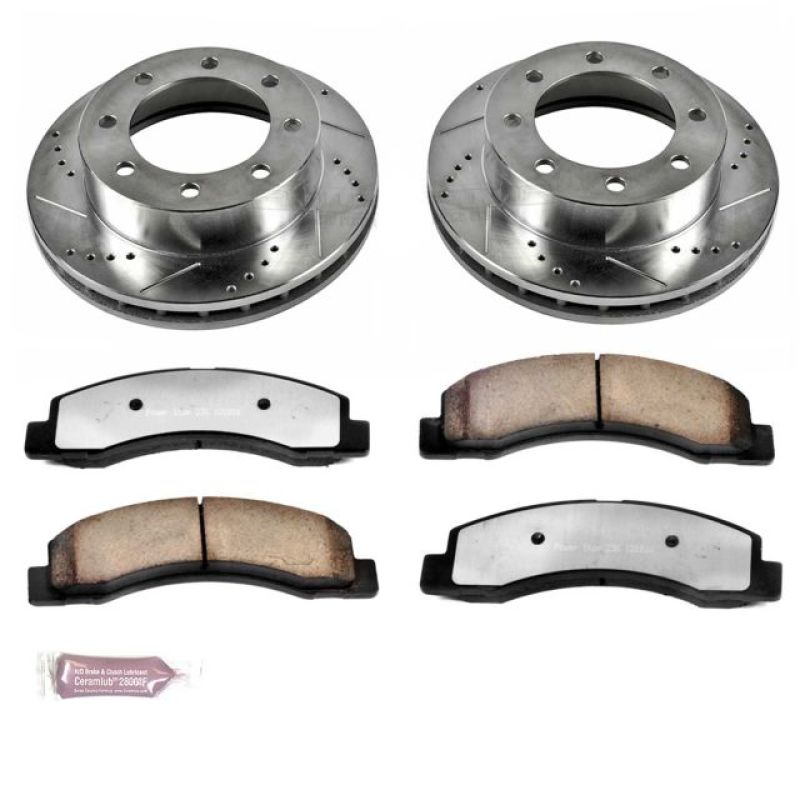 PowerStop PSB Z36 Truck & Tow Kit Brakes, Rotors & Pads Brake Kits - Performance D&S main image