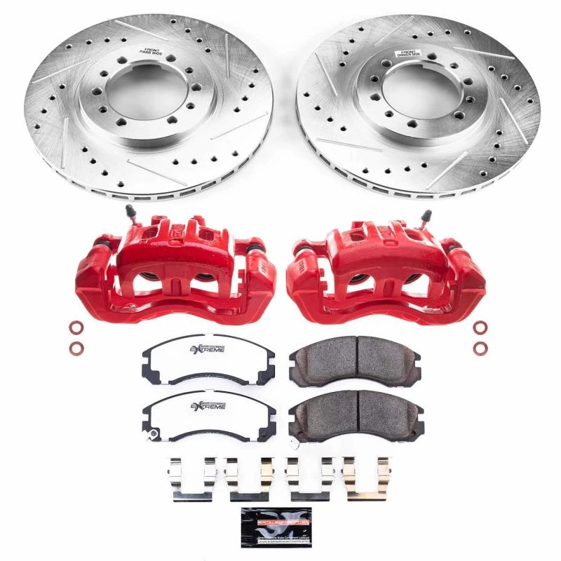 PowerStop PSB Z26 Street Kit w/Cals Brakes, Rotors & Pads Brake Kits - Performance D&S main image