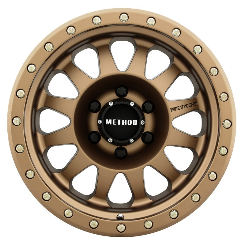 Method MR304 Double Standard 17x8.5 0mm Offset 6x5.5 108mm CB Method Bronze Wheel MR30478560900