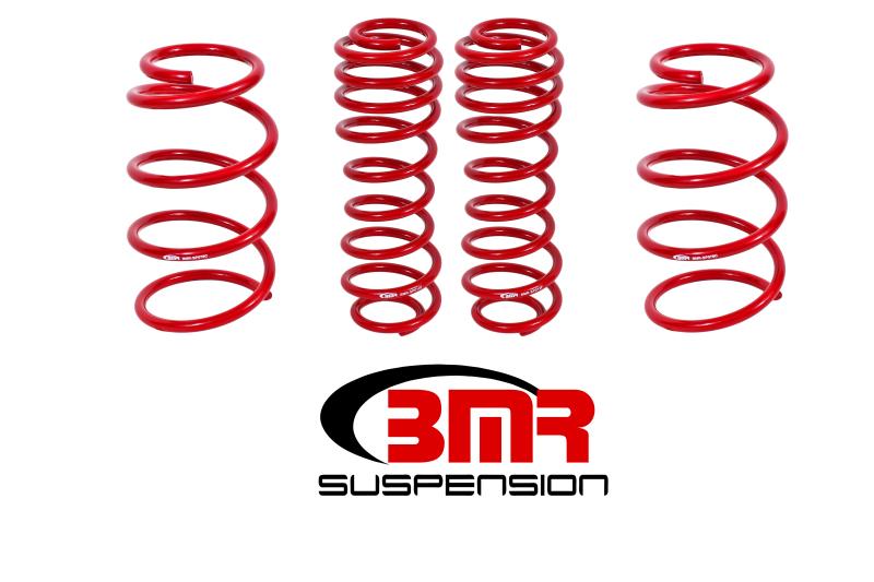 BMR 07-14 Shelby GT500 Drag Lowering Springs (Set Of 4) - Red SP075R Main Image