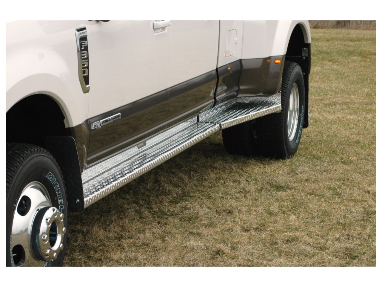 Owens Running Boards Classic Pro Diamond Tread Aluminum