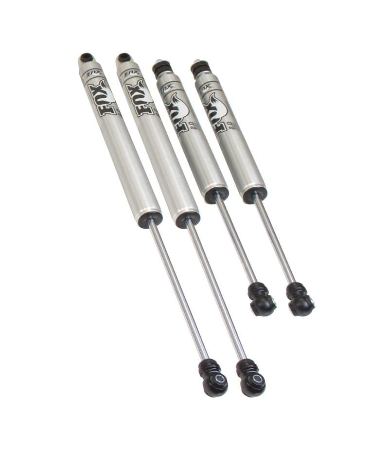 MaxTrac 17-19 Ford F-250/350 4WD Dually 4in Front & 1in Rear FOX 2.0 Performance Shock Absorbers 943340F Main Image