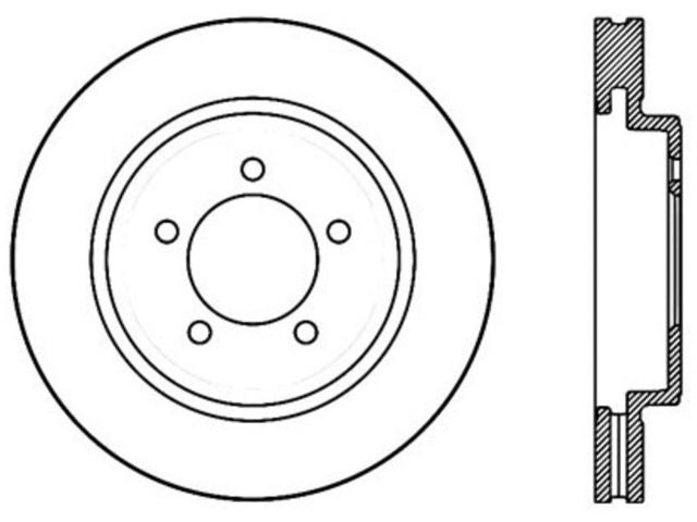 StopTech Premium Cryostop Rotor; Front