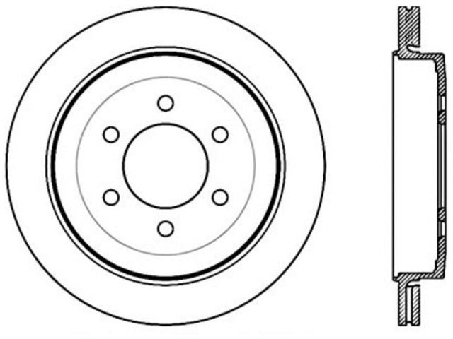 StopTech Premium Cryostop Rotor; Rear