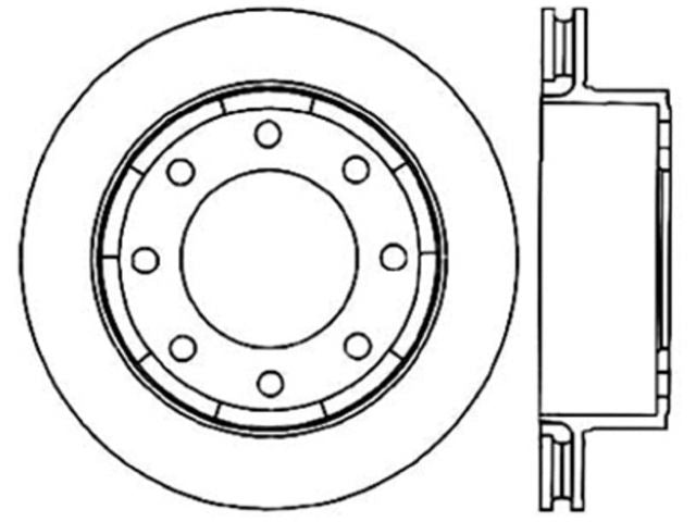 StopTech Premium Cryostop Rotor; Rear