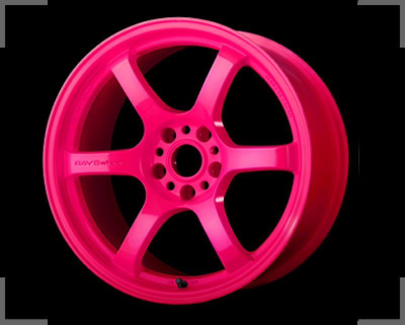 Gram Lights 57DR 18x9.5 +38 5-114.3 Luminous Pink Wheel WGIX38EPK