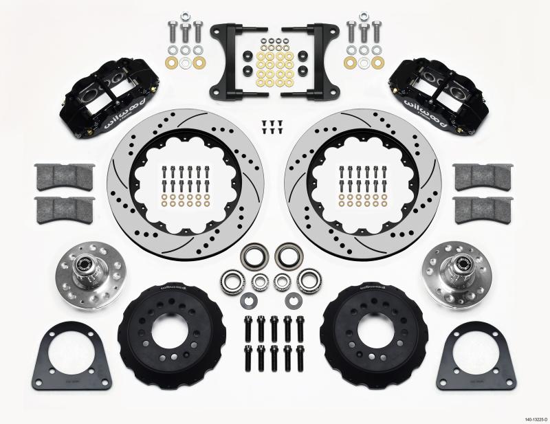 Wilwood Narrow Superlite 6R Front Hub Kit 14.00in Drilled TCI-IFS 71-78 (Pinto Based) 140-13225-D Main Image