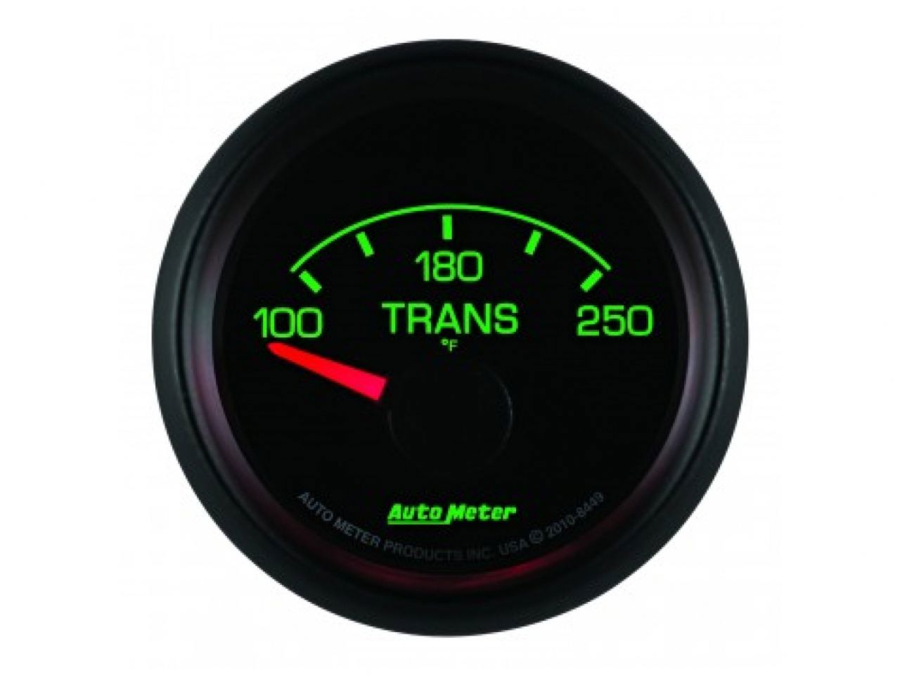 Autometer 2-1/16" Transmission Temp., 100-250 °F, Air-Core, Ford Factory Match