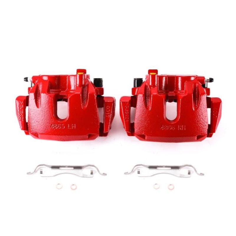 PowerStop PSB Red Calipers Brakes, Rotors & Pads Brake Calipers - Perf main image