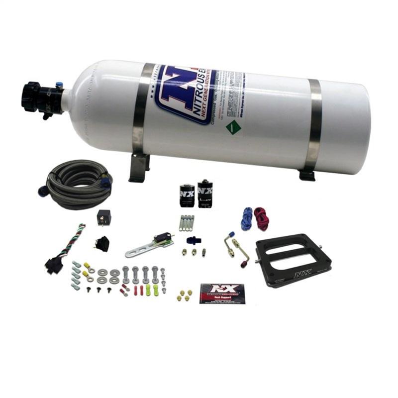 Nitrous Express Dom/Gasoline (RNC) Nitrous Kit w/15lb Bottle 55070-15 Main Image