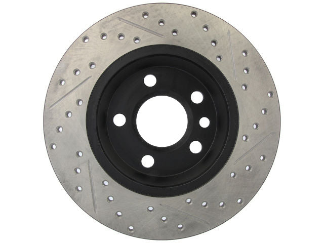 StopTech Sport Drilled/Slotted Brake Rotor; Rear Right