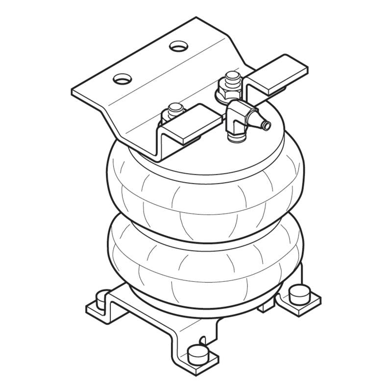 Firestone Ride-Rite Air Helper Spring Kit Rear 75-96 Chevrolet P30 RWD (W217602080) 2080 Main Image