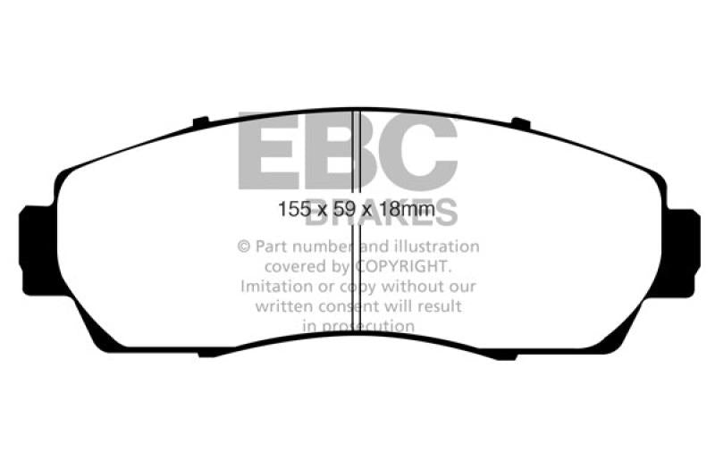 EBC Brakes Bluestuff Street and Track Day Brake Pads DP51743NDX Main Image