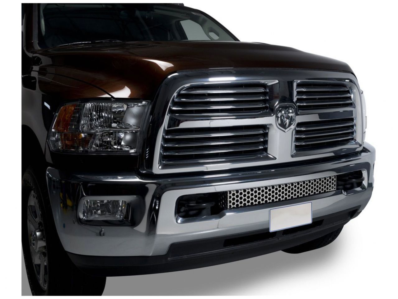 Putco 2011-2017, Dodge Ram HD - Stainless Steel - Punch Style Bumper Grille