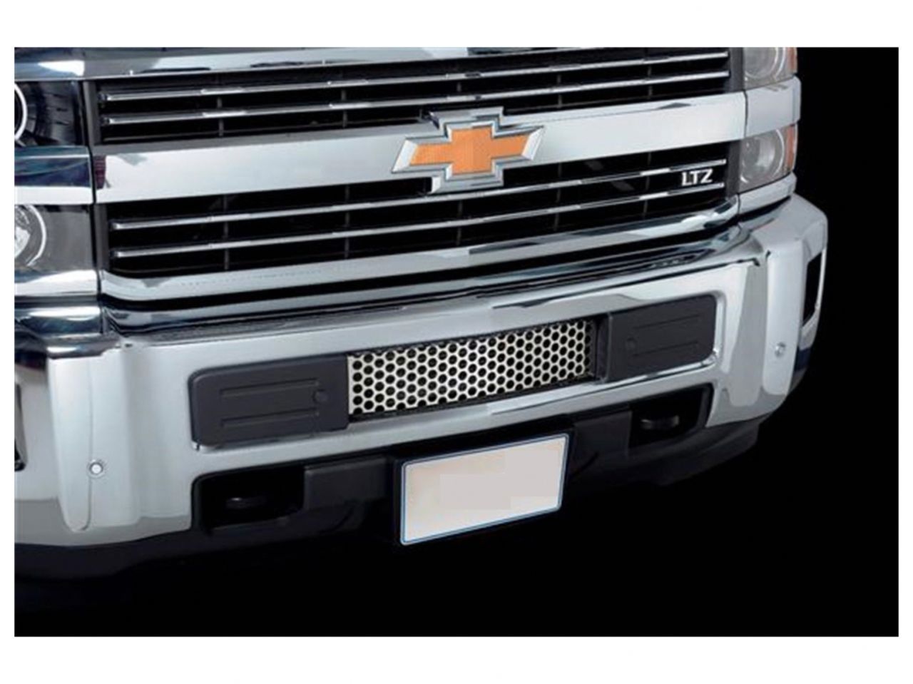 Putco Stainless Steel Punch Bumper Grille Inserts, Chevrolet Silverado HD