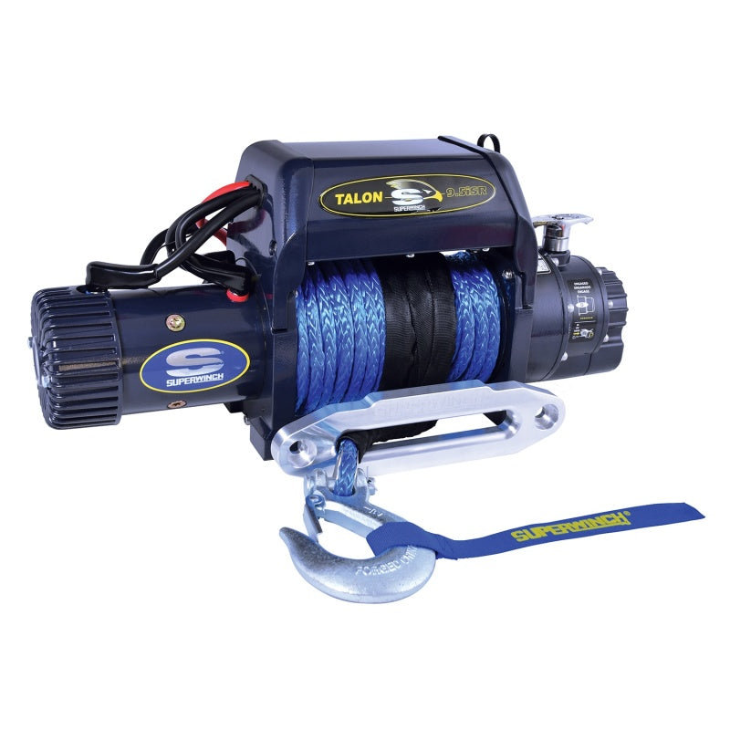 Superwinch 9500 LBS Integrated 12 VDC 3/8in x 80ft Synthetic Rope Talon 9.5iSR Winch 1695211