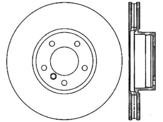 StopTech Premium Cryostop Rotor; Front