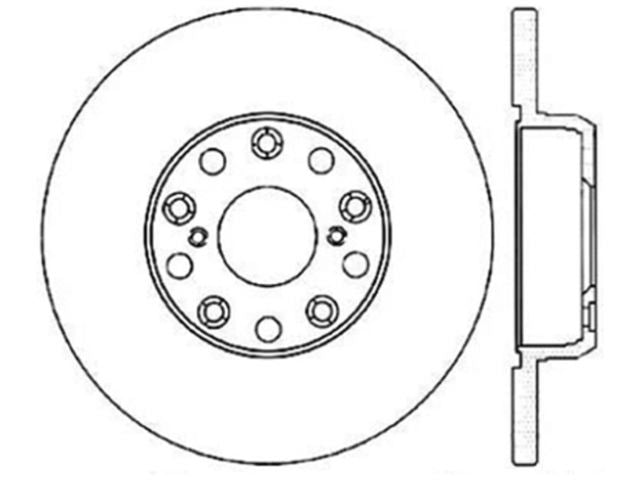 StopTech Premium Cryostop Rotor; Rear