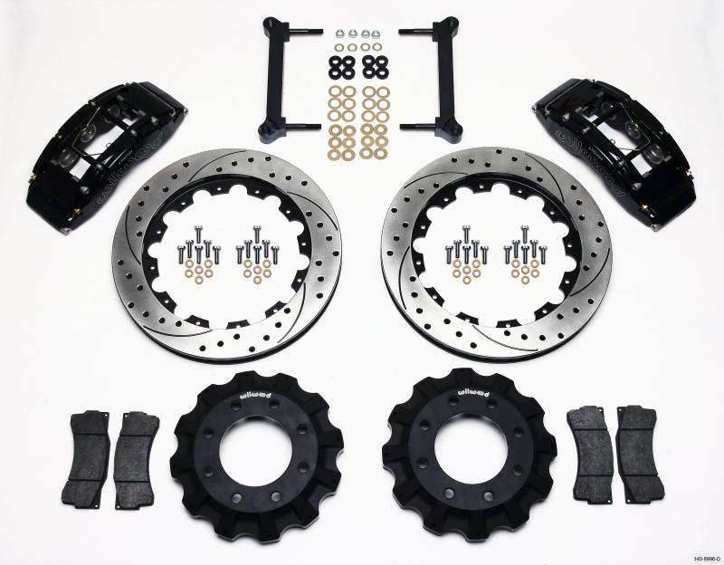 Wilwood TC6R Front Kit 16.00in Drilled 1999-2010 GM H2 Truck/SUV 2500 140-8996-D Main Image