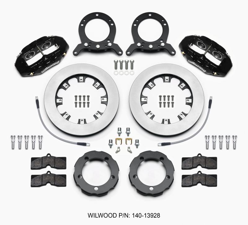 Wilwood D8 Front Hat Kit 12.19in Rotor 76-77 Ford Bronco Dana 44 w/Lines 140-13928 Main Image