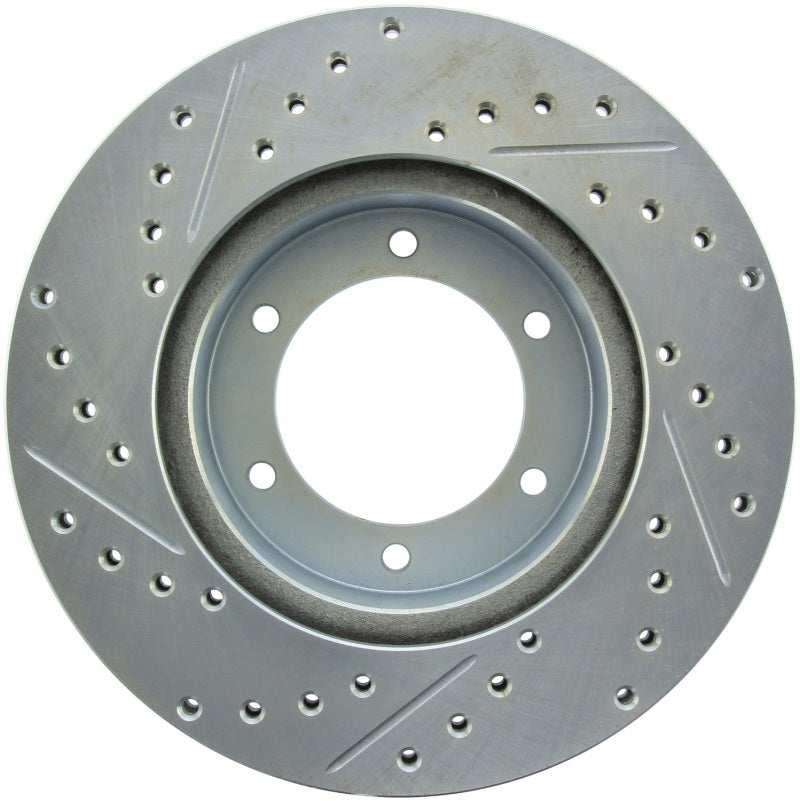 Stoptech 86-09 Toyota 4Runner / Hilux Select Sport Drilled/Slotted Rotor Front Left 227.44044L