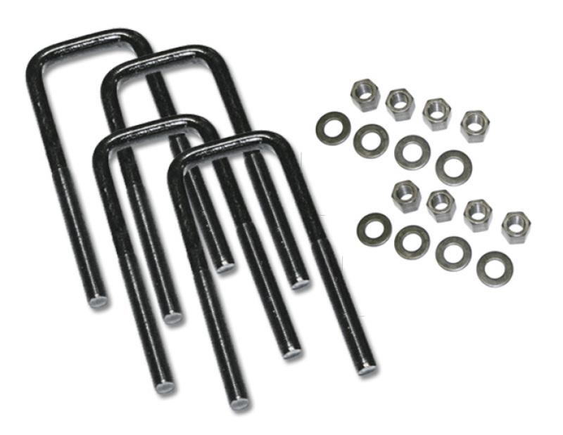 Superlift U-Bolt 4 Pack 9/16x3-5/16x10 Square w/ Hardware 10344 Main Image