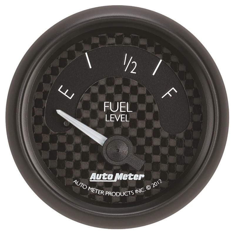 Autometer GT Series 52mm Short Sweep Electronic 73-10 ohms Fuel Level (For most Ford and Chrysler) 8015 Main Image