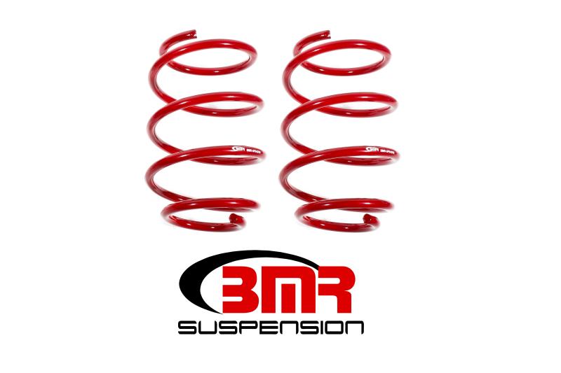 BMR 16-17 6th Gen Camaro V8 Front Performance Version Lowering Springs - Red SP042R Main Image