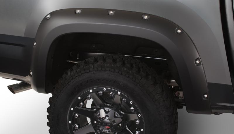 Bushwacker 15-18 GMC Canyon Fleetside Pocket Style Flares 2pc 61.7in Bed - Black 40138-02 Main Image