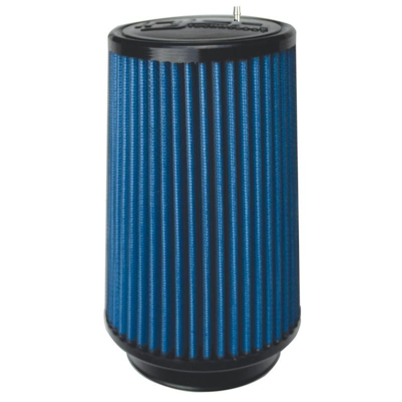 Injen NanoWeb Dry Air Filter 3.25in Filter Neck 4.75in Base/ 6.90in tall/4.00in Top-45 Pleats X-1098-BB Main Image