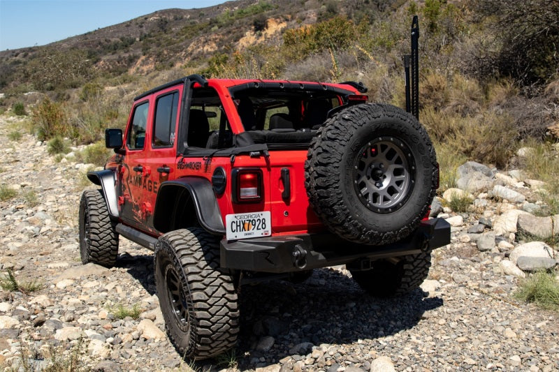 Rampage 2018-2019 Jeep Wrangler(JL) Sport 2-Door Rear Trailguard Bumper - Black 99513