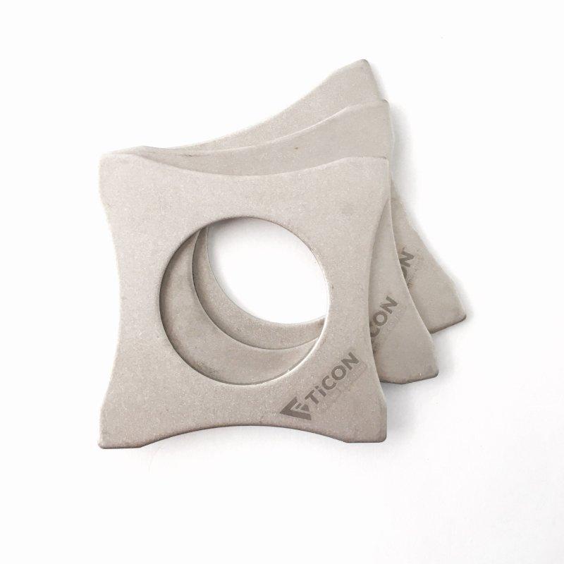 Ticon Industries Titanium Brace Bracket for O2 Sensor Bung - 1.5mm/.059in 108-00400-0000 Main Image