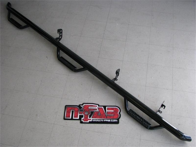 N-Fab Nerf Step 15.5-17 Dodge Ram 1500 Crew Cab 6.4ft Bed - Gloss Black - Bed Access - 3in D15103CC-6 Main Image