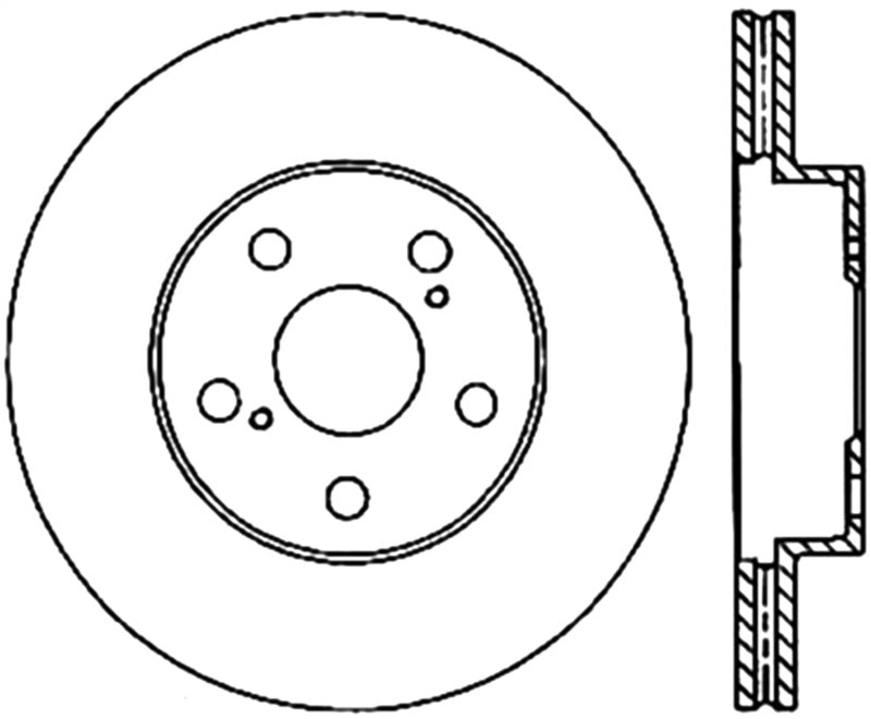 Stoptech ST Slot & Drill Brake Rotors Brakes, Rotors & Pads Brake Rotors - Slot & Drilled main image