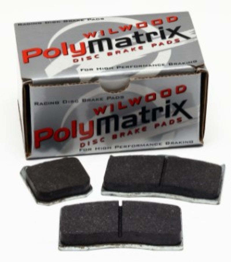 Wilwood PolyMatrix Pad Set - 6812 E, DLS, DLS Floater, DPS, 3 Hole