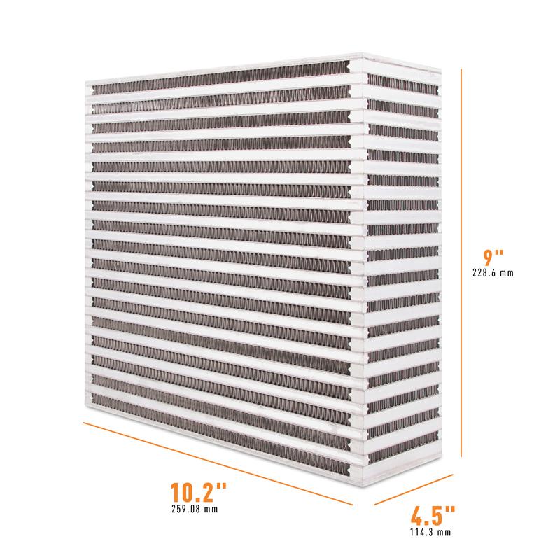 Mishimoto Universal Air-to-Air Intercooler Core - 10.5in / 10.4in / 3.5in MMUIC-21 Main Image