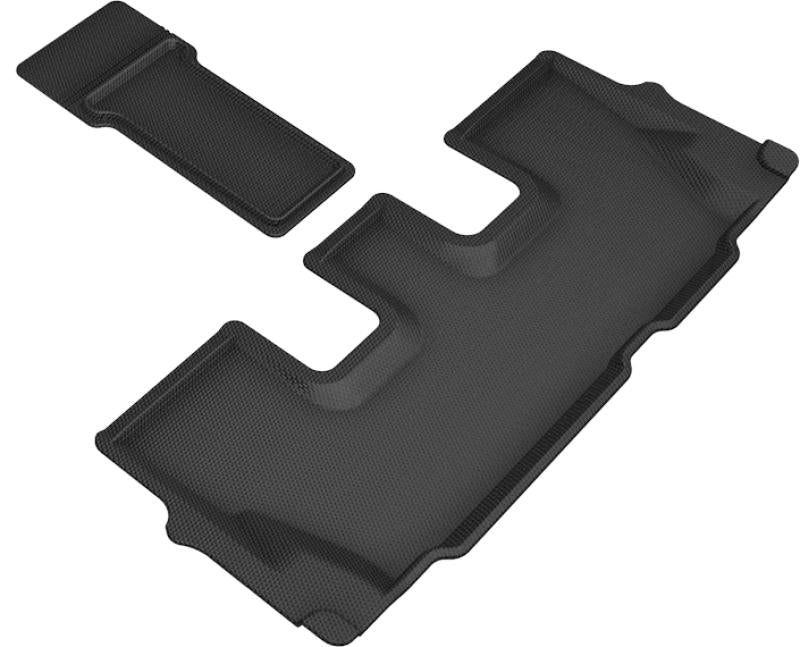 3D MAXpider 2020 Hyundai Palisade Kagu 3rd Row Floormats - Black L1HY10131509 Main Image