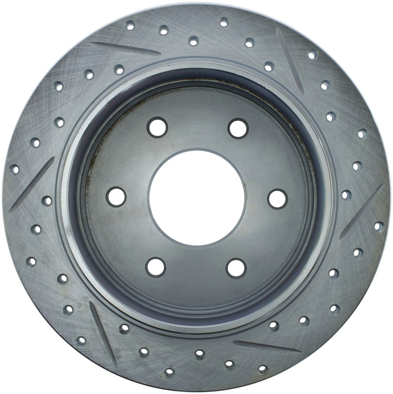 StopTech Select Sport Drilled & Slotted Rotor - Front Left 227.42081R