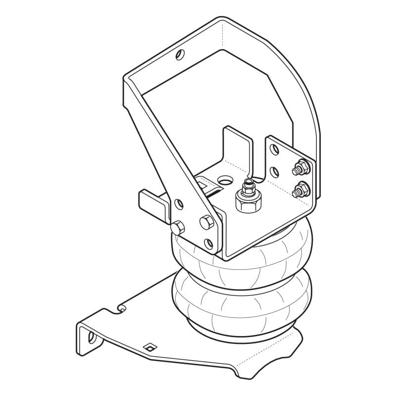 Firestone Ride-Rite Air Helper Spring Kit Rear 96-07 Ford E-450 (W217602377) 2377 Main Image