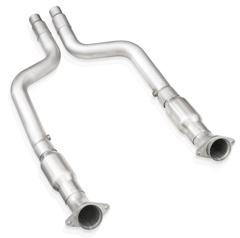 Stainless Works 15-21 Dodge Challenger/Charger 6.2L/6.4L High-Flow Catted Midpipe Kit 3in HM64CAT