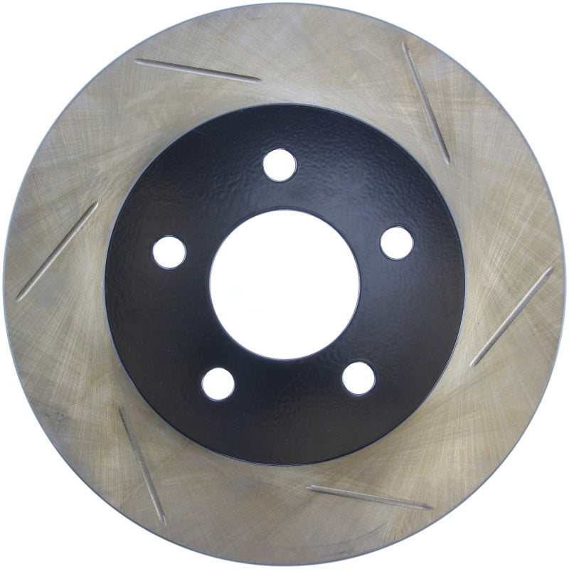 StopTech Sport Slotted Brake Rotor; Rear Left