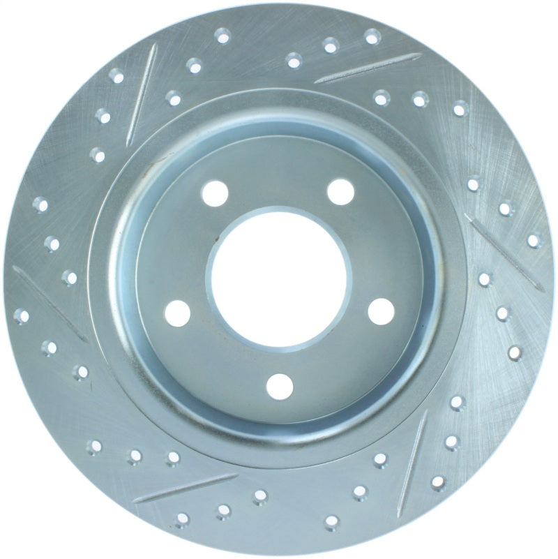 StopTech Select Sport 09-13 Mazda 3 Slotted & Drilled Left Rear Brake Rotor 227.45067L